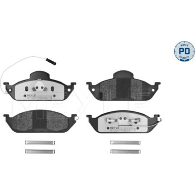 Meyle Bremsbelagsatz, Scheibenbremse MEYLE-PD: Advanced performance and design 025 231 9317/PD
