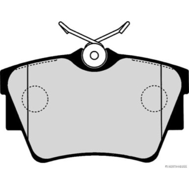 J3611047 Bremsbelagsatz, Scheibenbremse