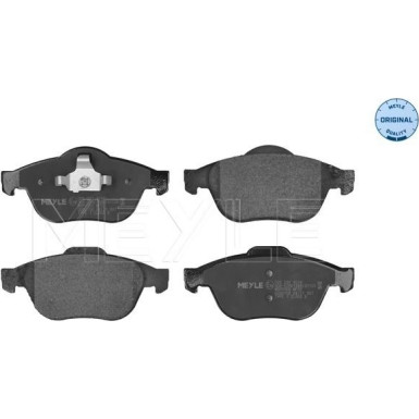 025 232 4518 Bremsbelagsatz, Scheibenbremse MEYLE-ORIGINAL: True to OE.