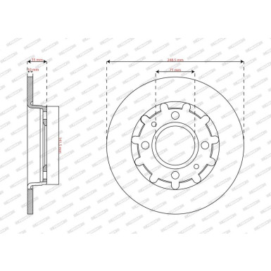DDF2985C Bremsscheibe PREMIER