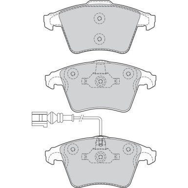 302042 Bremsbelagsatz, Scheibenbremse ESSENTIAL