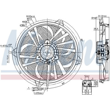 85674 Lüfter, Motorkühlung 85674 Lüfter, Motorkühlung
