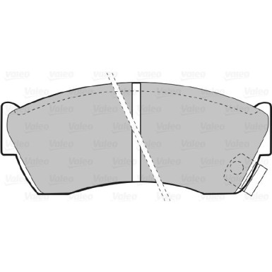 598666 Bremsbelagsatz, Scheibenbremse