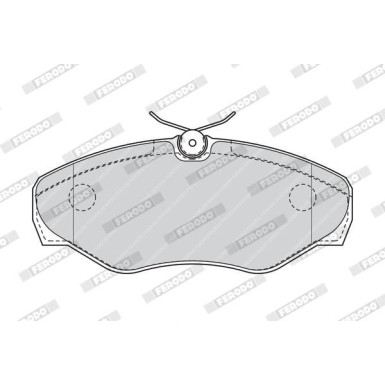 Ferodo | Bremsbelagsatz, Scheibenbremse | FVR1515