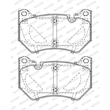 FDB5156 Bremsbelagsatz, Scheibenbremse PREMIER ECO FRICTION