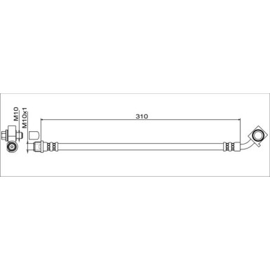 4111551 Bremsschlauch