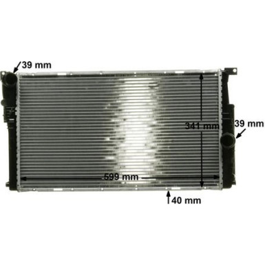 Mahle | Kühler, Motorkühlung | CR 1908 000P