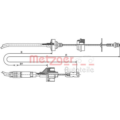 11.2148 Seilzug, Kupplungsbetätigung
