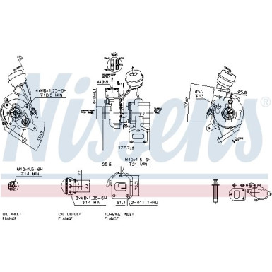 Nissens Turbolader 93026 Nissens Turbolader 93026