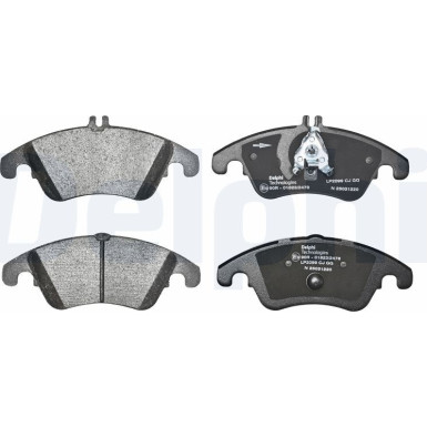 Delphi | Bremsbelagsatz, Scheibenbremse | LP2099 Delphi | Bremsbelagsatz, Scheibenbremse | LP2099