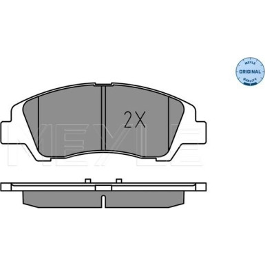 Meyle Bremsbelagsatz, Scheibenbremse MEYLE-ORIGINAL: True to OE 025 259 7617