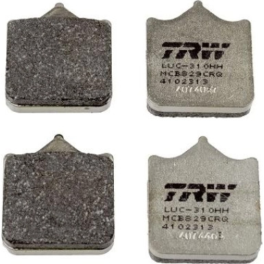 TRW | Bremsbelagsatz, Scheibenbremse | MCB829CRQ