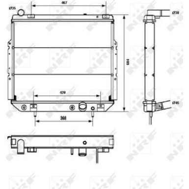 52232 Kühler, Motorkühlung