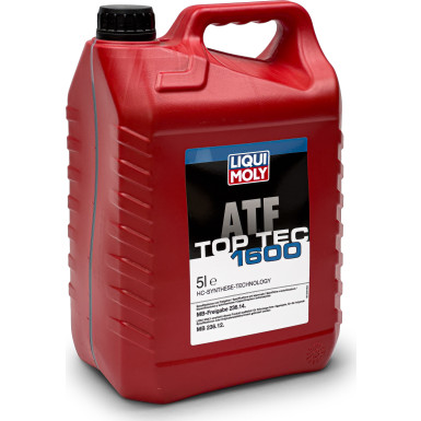 LIQUI MOLY 21176 Top Tec ATF 1600 Automatikgetriebeöl, ATF MB14, 5l, Rot