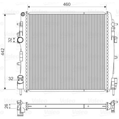 734922 Kühler, Motorkühlung