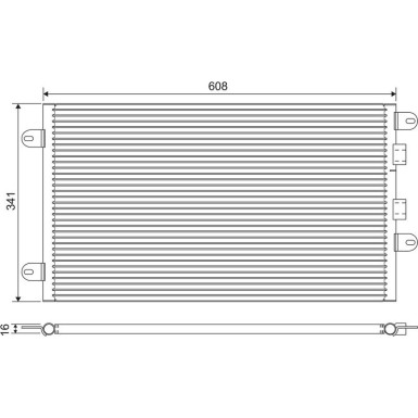 Valeo | Kondensator, Klimaanlage | 817463