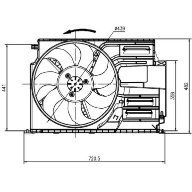 47922 Lüfter, Motorkühlung