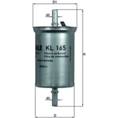 KL 165 Kraftstofffilter
