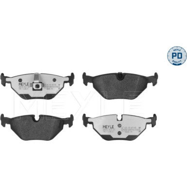 025 219 3417/PD Bremsbelagsatz, Scheibenbremse MEYLE-PD: Advanced performance and design.