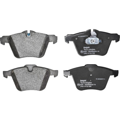 LP2114 Bremsbelagsatz, Scheibenbremse