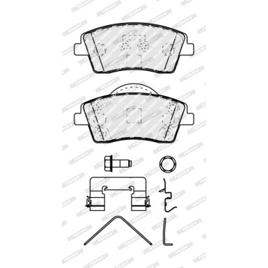 Ferodo | Bremsbelagsatz, Scheibenbremse | FDB5154