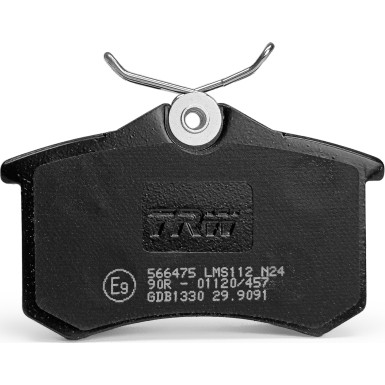 TRW COTEC GDB1330 Bremsbeläge nicht für Verschleißwarnanzeiger vorbereitet, mit Zubehör