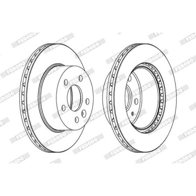 Ferodo | Bremsscheibe | DDF860C