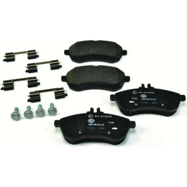 Hella Pagid | Bremsbelagsatz, Scheibenbremse | 8DB 355 012-601 Hella Pagid | Bremsbelagsatz, Scheibenbremse | 8DB 355 012-601