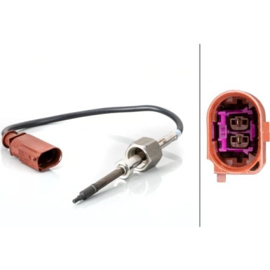 Hella | Sensor, Abgastemperatur | 6PT 014 495-051