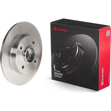 Brembo Bremsscheibe PRIME LINE - With Bearing Kit 08.9512.17