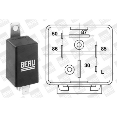 BorgWarner (BERU) | Relais, Glühanlage | GR064