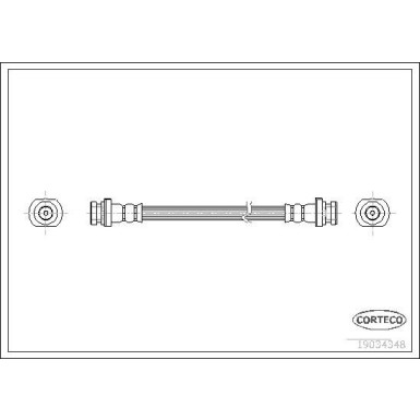 Corteco | Bremsschlauch | 19034348