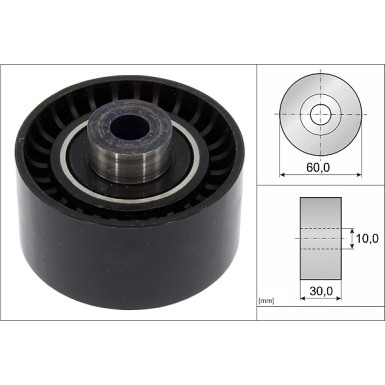532 0289 10 Umlenk-/Führungsrolle, Zahnriemen