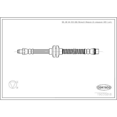 19035818 Bremsschlauch