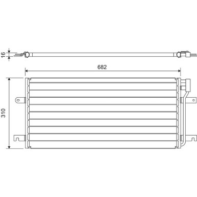 Valeo | Kondensator, Klimaanlage | 814029