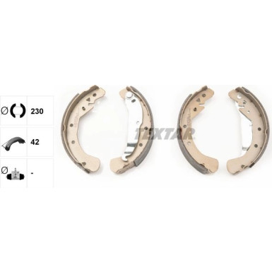 91049000 Bremsbackensatz