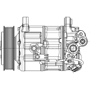 Mahle | Kompressor, Klimaanlage | ACP 600 000P