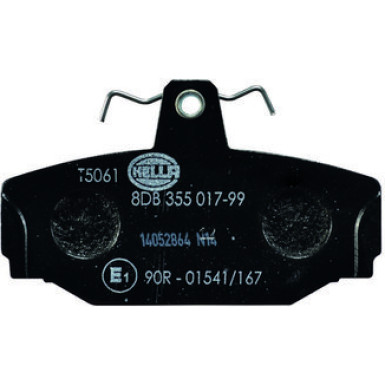 Hella | Bremsbelagsatz, Scheibenbremse | 8DB 355 017-991