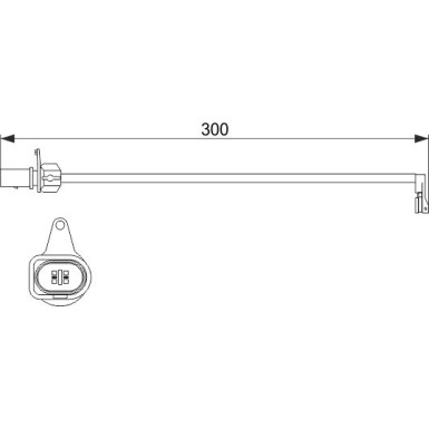 1 987 474 505 Warnkontakt, Bremsbelagverschleiß