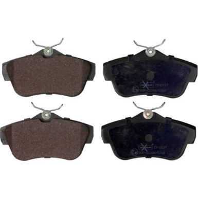 19-2117 Bremsbelagsatz, Scheibenbremse