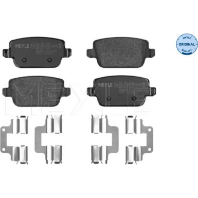 Meyle Bremsbelagsatz, Scheibenbremse MEYLE-ORIGINAL: True to OE 025 245 3716