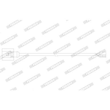 Ferodo | Warnkontakt, Bremsbelagverschleiß | FWI394 Ferodo | Warnkontakt, Bremsbelagverschleiß | FWI394