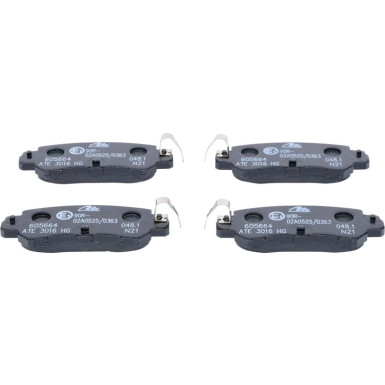 ATE | Bremsensatz, Scheibenbremse | 13.0460-5664.2, 24.0110-0418.1