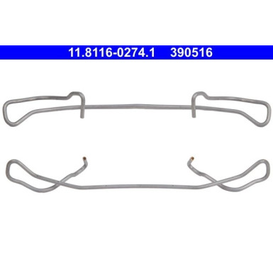 ATE | Feder, Bremssattel | 11.8116-0274.1