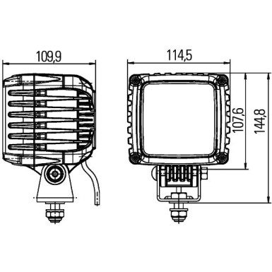 Hella | Arbeitsscheinwerfer | 1GA 996 192-011