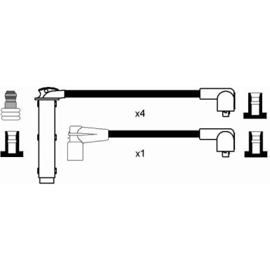 2585 Zündleitungssatz