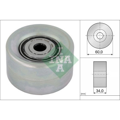 532 0921 10 Umlenk-/Führungsrolle, Keilrippenriemen