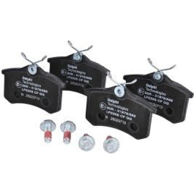 Delphi Bremsbelagsatz, Scheibenbremse LP2255 Delphi Bremsbelagsatz, Scheibenbremse LP2255