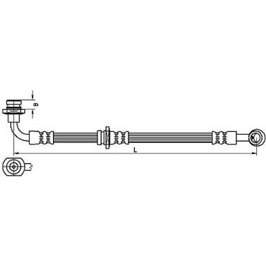 4110529 Bremsschlauch