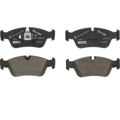 Brembo Bremsbelagsatz, Scheibenbremse XTRA LINE P 06 035X